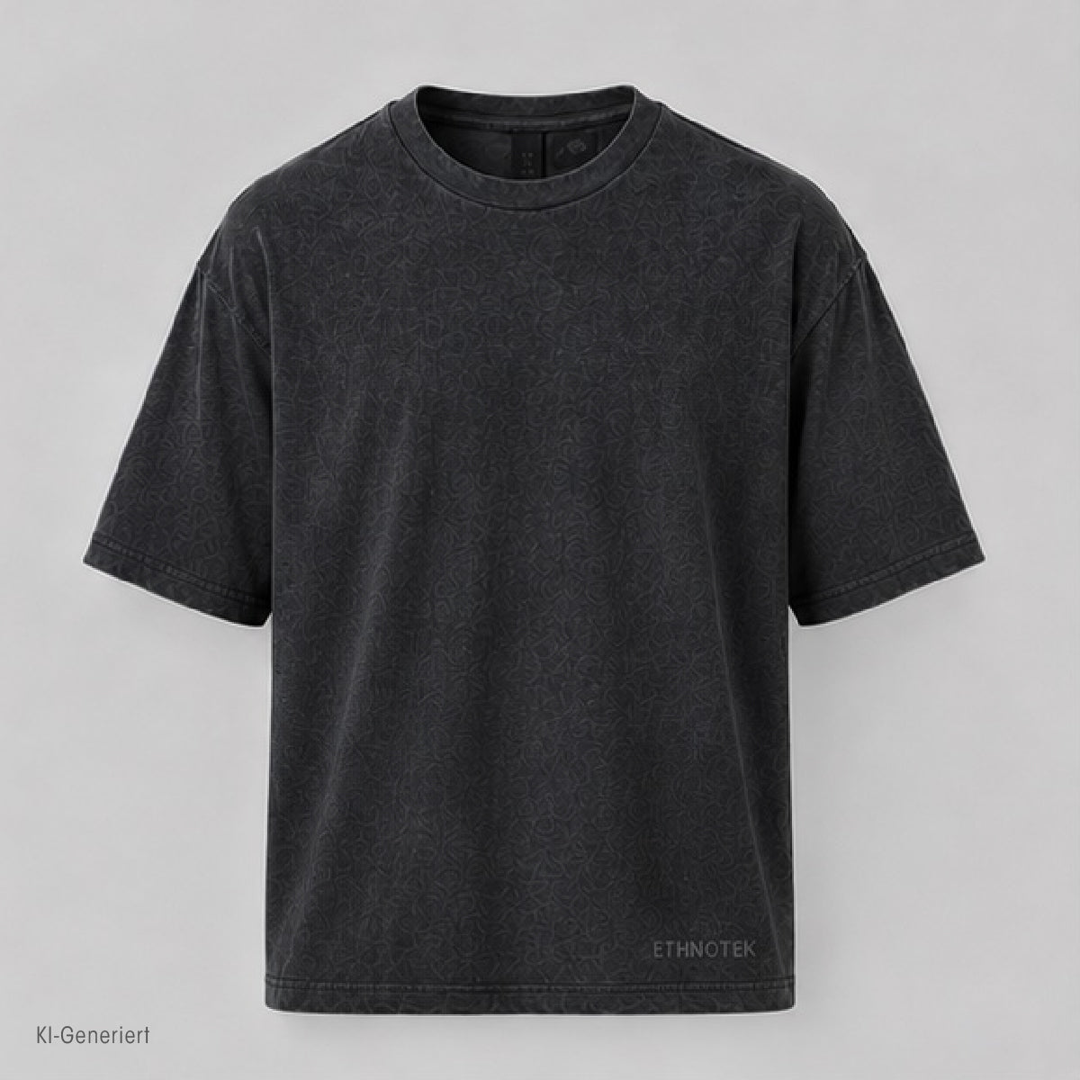 Washed Grey Embroidery
