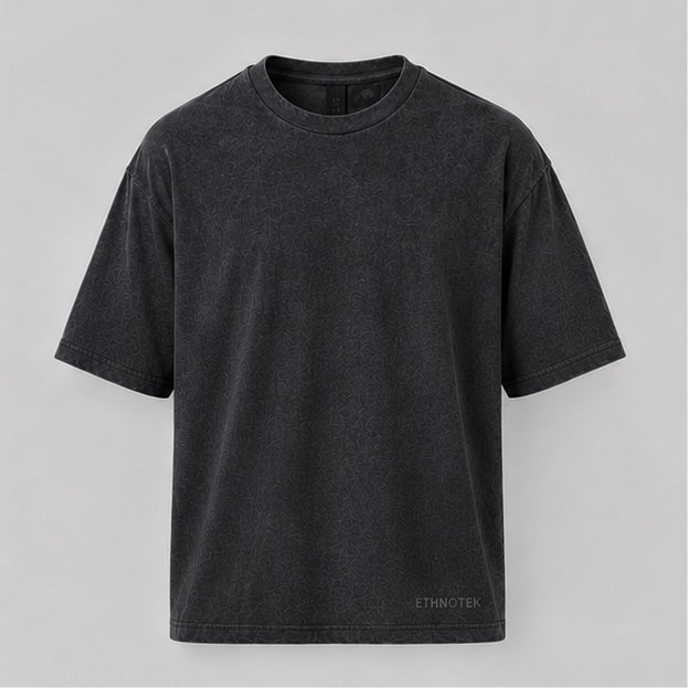 Washed Grey Embroidery